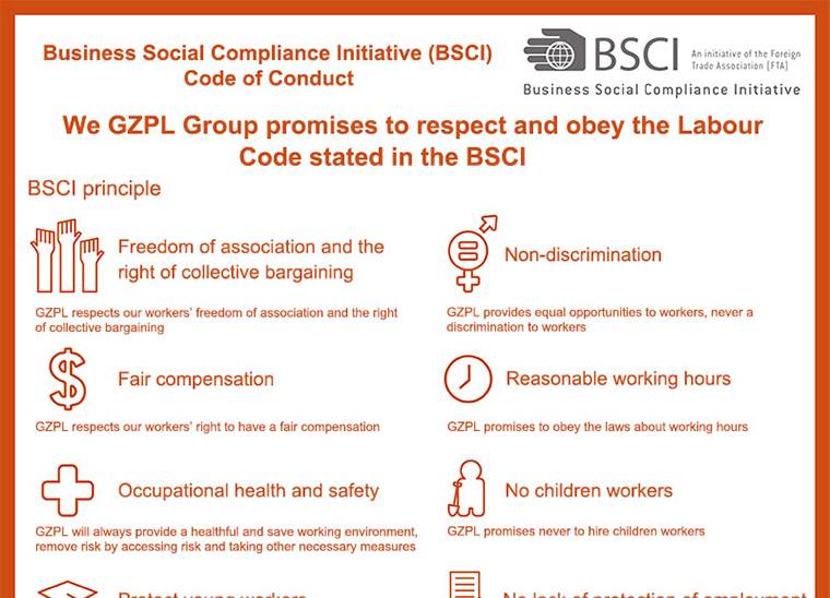 GZPL business social compliance initiative 1